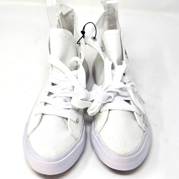 Hot Topic Unicorn Canvas High-Top Sneakers | Hardcore Graphic | Size 7 NWT - Picture 4 of 10